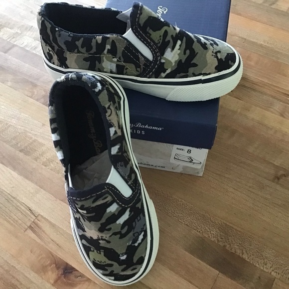 Tommy Bahama Kids camo slip on sneakers toddler size 8 NWB - Picture 2 of 5